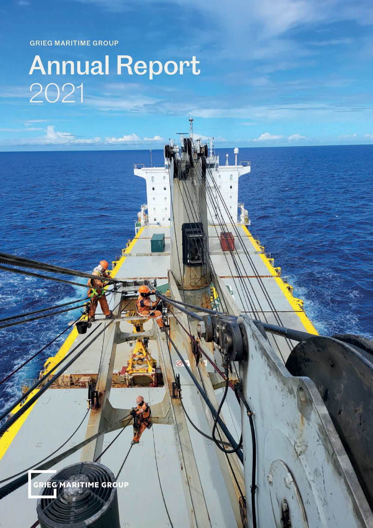 Front page of the 2021 annual report