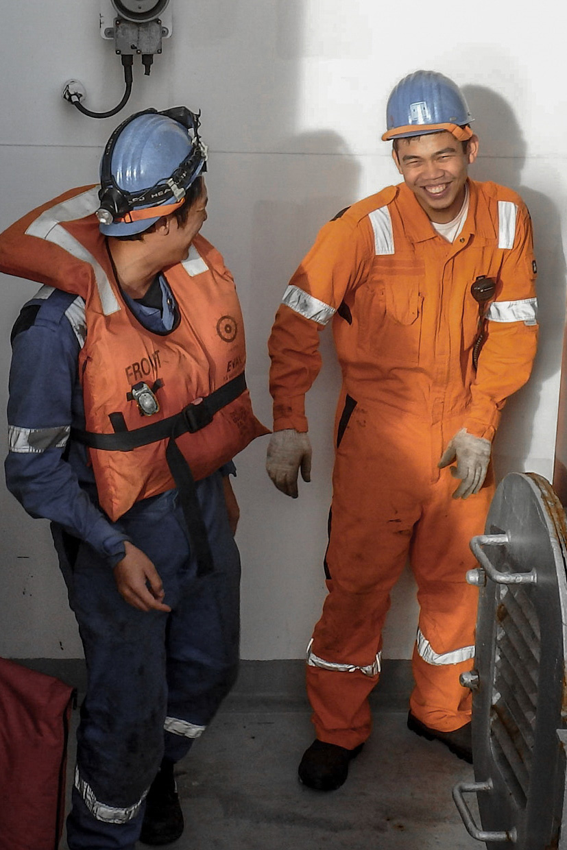 seafarers laughing